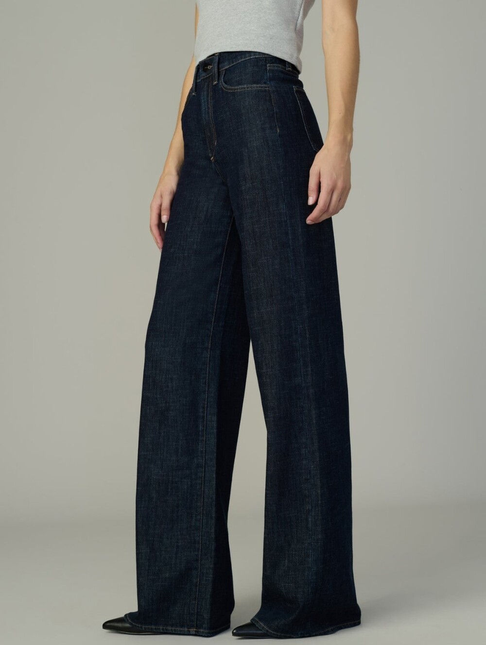 NWT Joe's Jeans High Rise Wide Leg Dark Denim Jeans 28